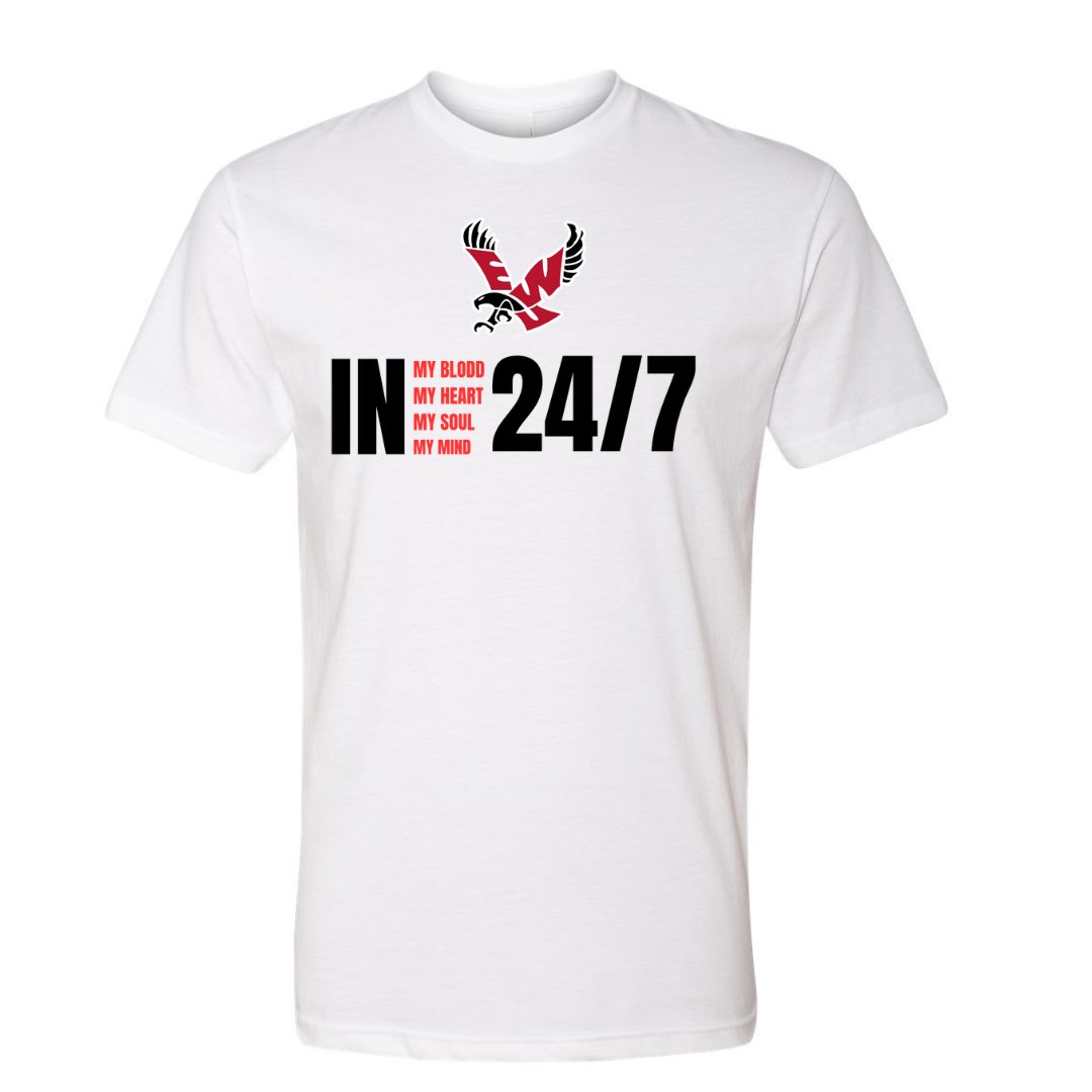 EWU Monson 24/7 Tee - Eastern Washington University - Walk-On Apparel