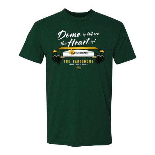 NDSU Dome is Where the Heart is Short Sleeve Tee - North Dakota State - Walk - On Apparel