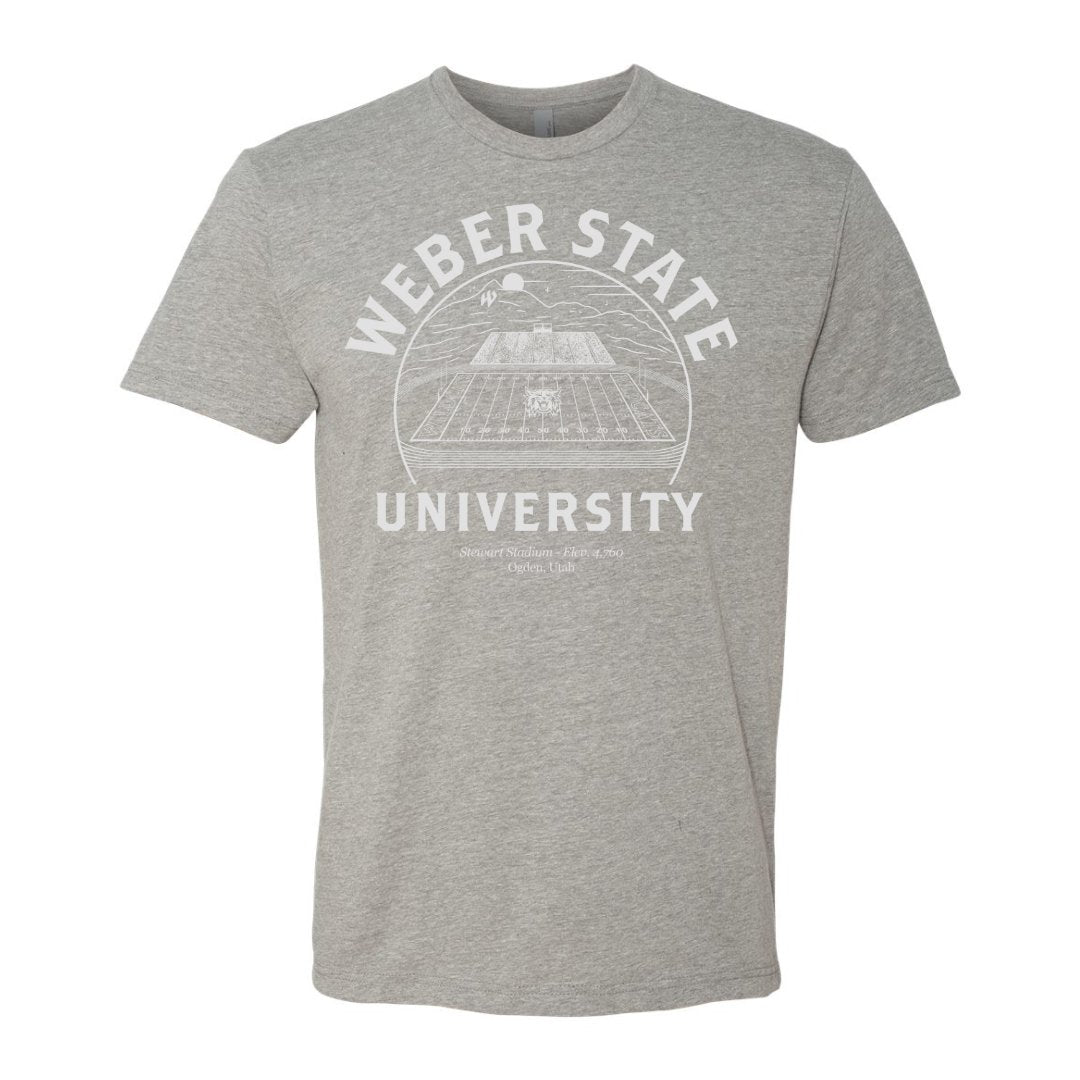 Weber State Stewart Stadium Tee - Weber State - Walk - On Apparel