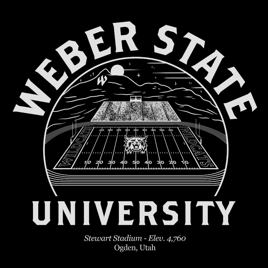 Weber State Stewart Stadium Tee - Weber State - Walk - On Apparel