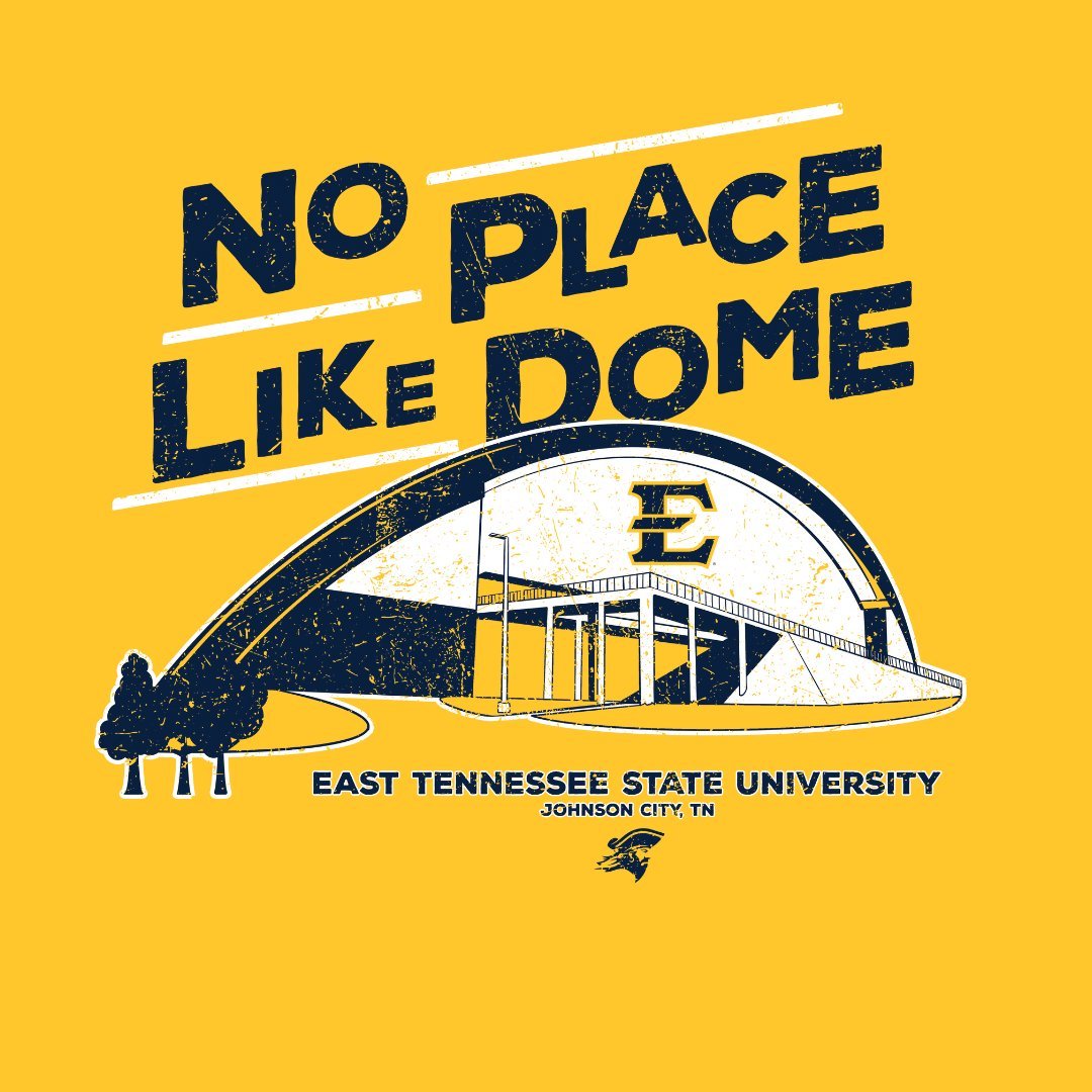 ETSU No Place Like Dome Long Sleeve Tee - East Tennessee State University - Walk-On Apparel