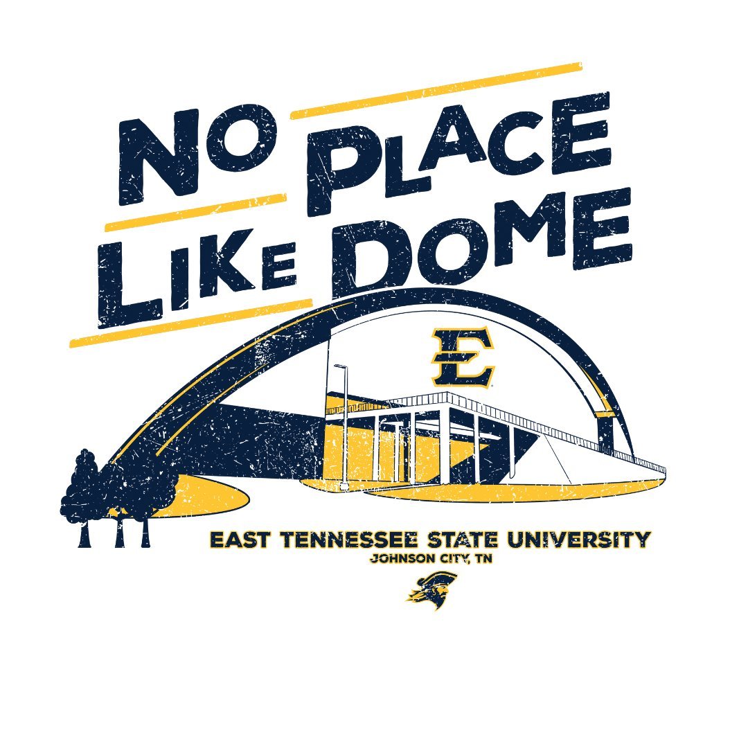 ETSU No Place Like Dome Long Sleeve Tee - East Tennessee State University - Walk-On Apparel