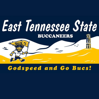 ETSU Running Bucky Dew Long Sleeve Tee - East Tennessee State University - Walk-On Apparel