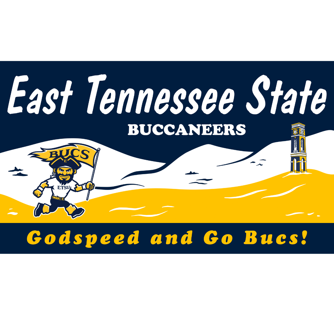 ETSU Running Bucky Dew Long Sleeve Tee - East Tennessee State University - Walk-On Apparel