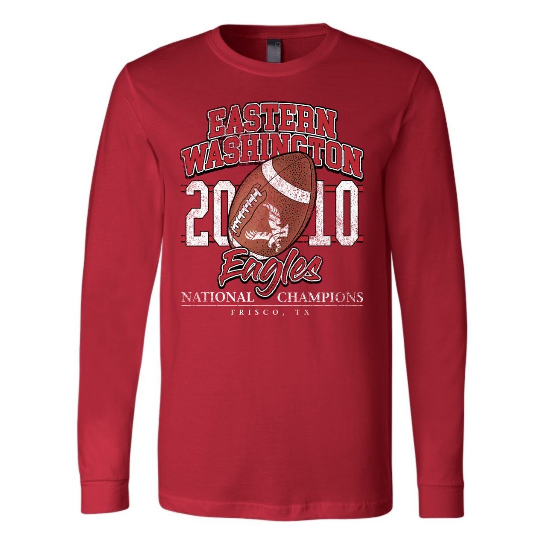 EWU 2010 National Championship Long Sleeve Tee - Eastern Washington University - Walk-On Apparel