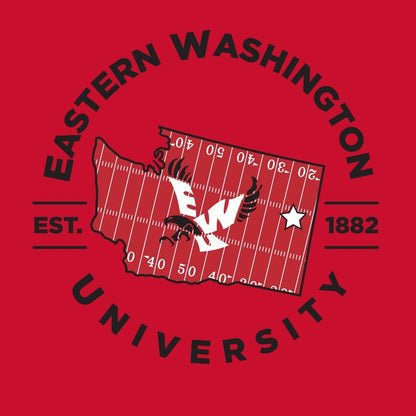 EWU Red Turf Washington Long Sleeve Tee - Eastern Washington University - Walk-On Apparel