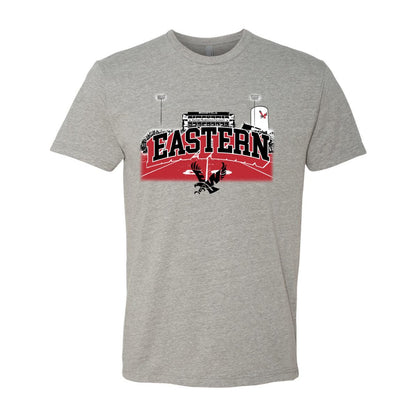 EWU Roos Field Block Tee - Eastern Washington University - Walk-On Apparel