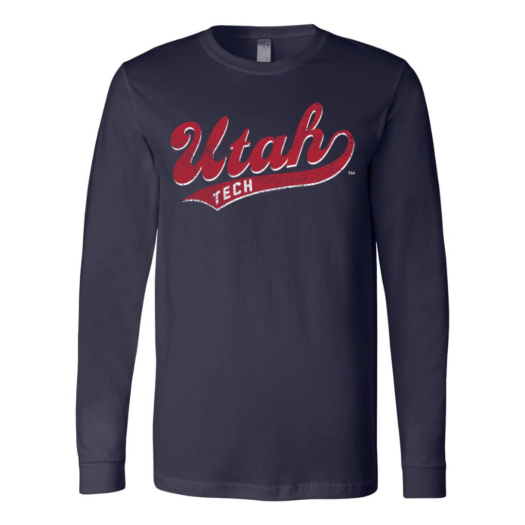 Utah Tech Script Long Sleeve Tee - Utah Tech University - Walk-On Apparel