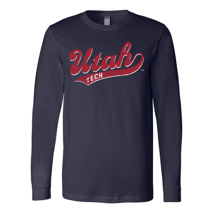 Utah Tech Script Long Sleeve Tee - Utah Tech University - Walk-On Apparel