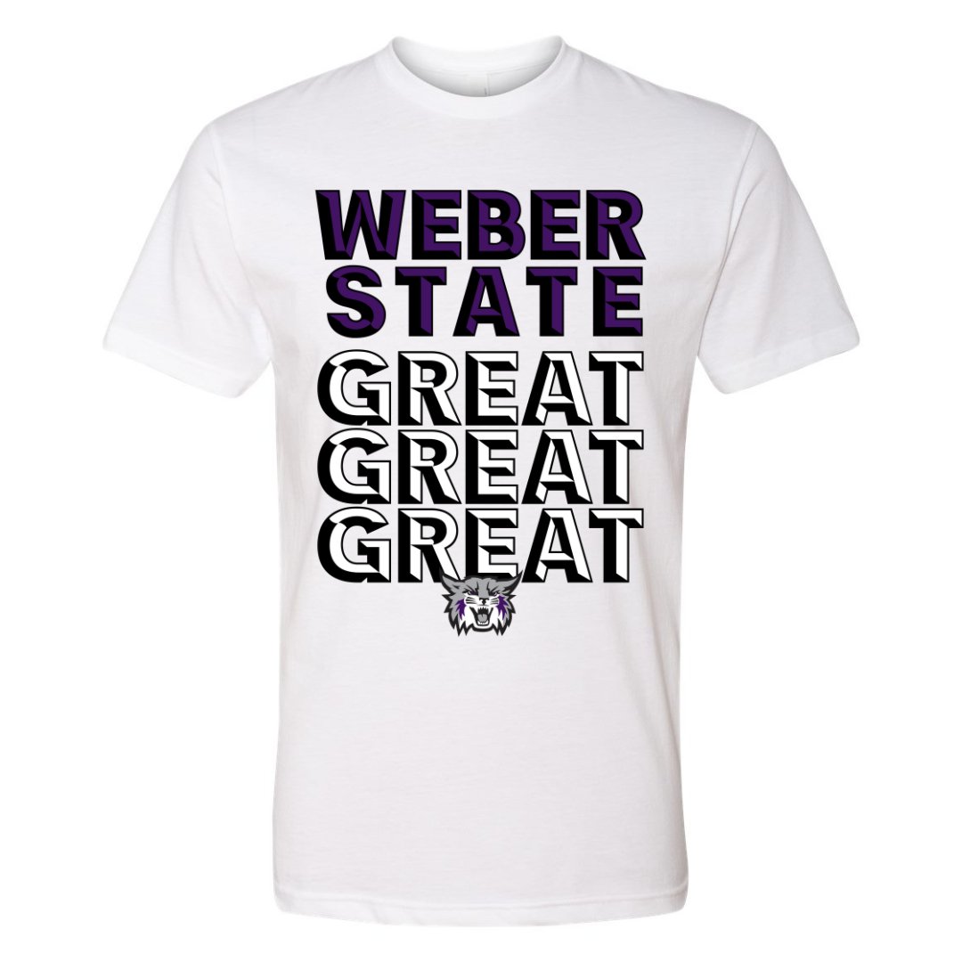 Weber State Great, Great, Great Tee - Weber State - Walk-On Apparel