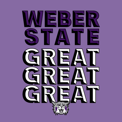 Weber State Great, Great, Great Tee - Weber State - Walk-On Apparel