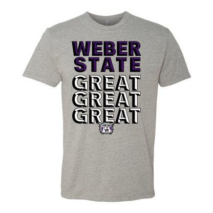 Weber State Great, Great, Great Tee - Weber State - Walk-On Apparel