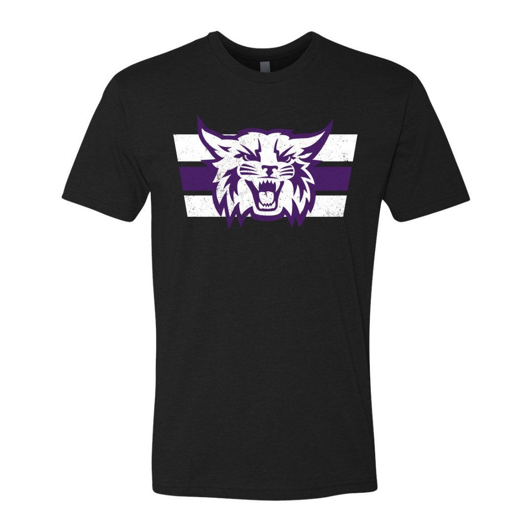 Weber State Grunge Cat Tee - Weber State - Walk-On Apparel