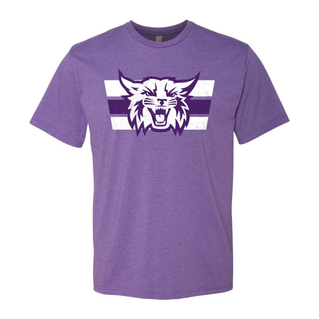 Weber State Grunge Cat Tee - Weber State - Walk-On Apparel