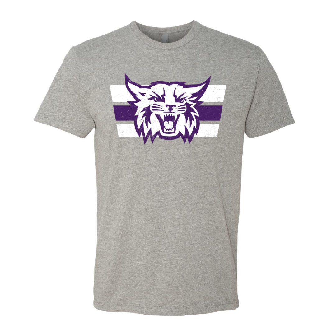 Weber State Grunge Cat Tee - Weber State - Walk-On Apparel