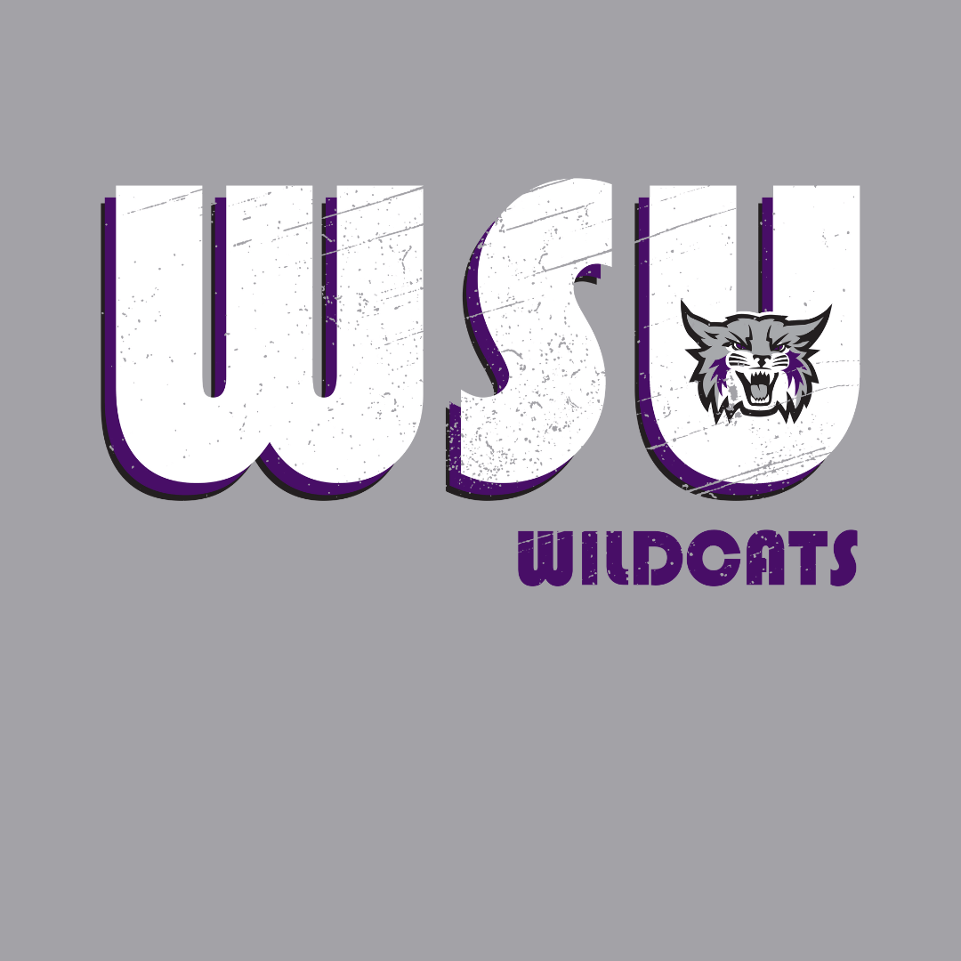 Weber State Weathered WSU Long Sleeve Tee - Weber State - Walk-On Apparel