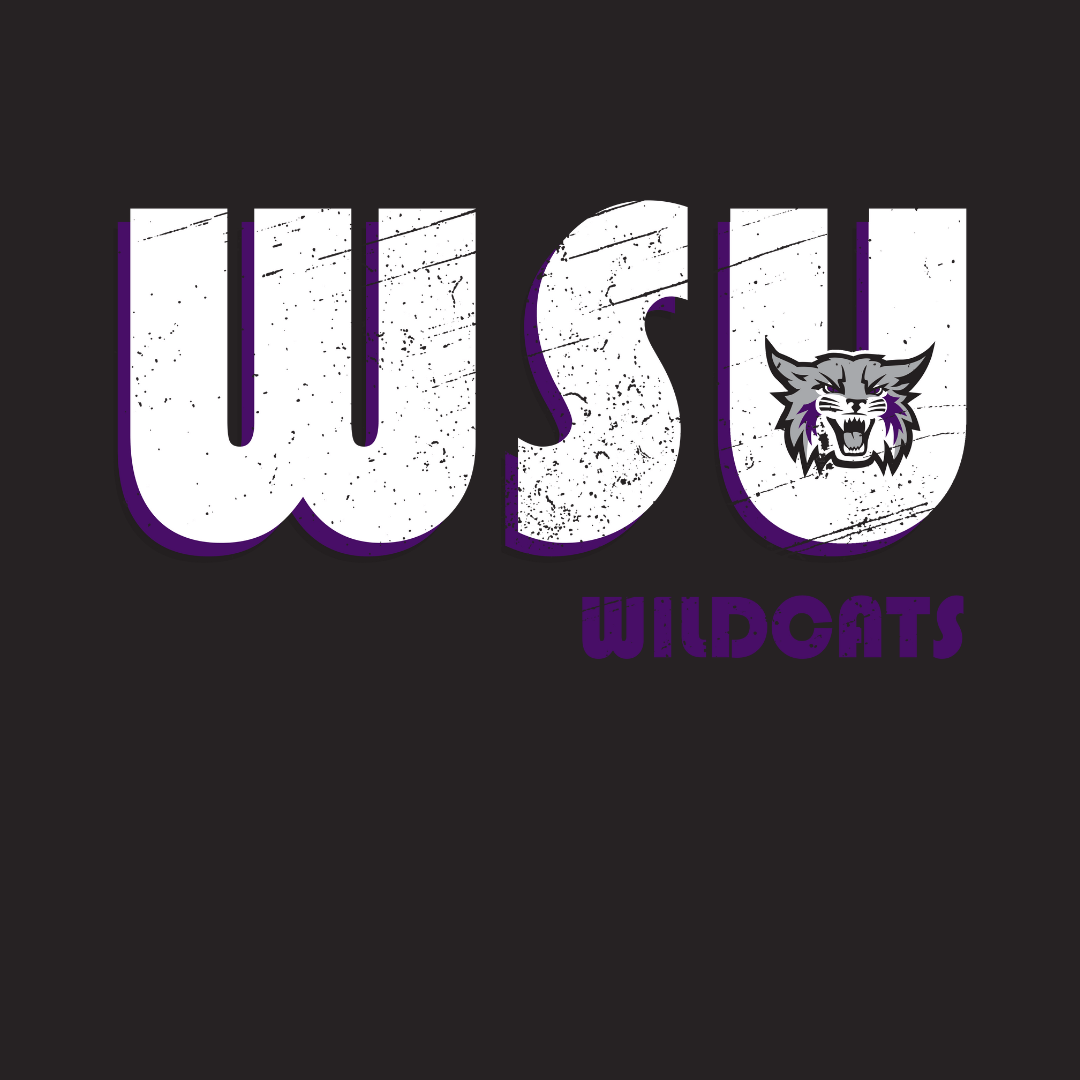 Weber State Weathered WSU Long Sleeve Tee - Weber State - Walk-On Apparel