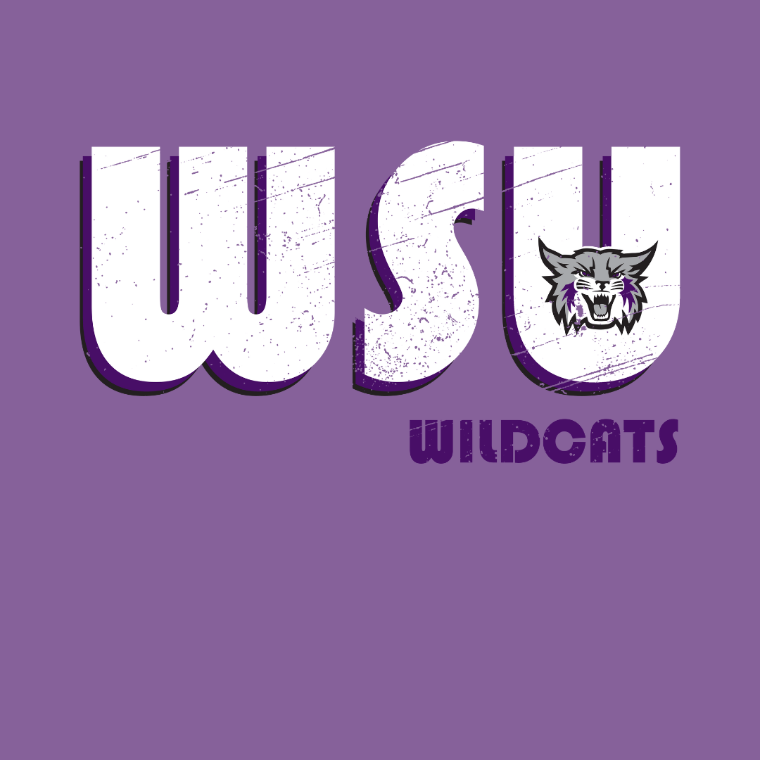 Weber State Weathered WSU Long Sleeve Tee - Weber State - Walk-On Apparel